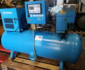 Boge CLD7 270 Industrial Screw Compressor + Built in Dryer + Tank 30CFM 10Bar