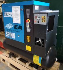 New ABAC Spinn 7.5XE 10 270 Industrial Screw Compressor inc Dryer and Tank